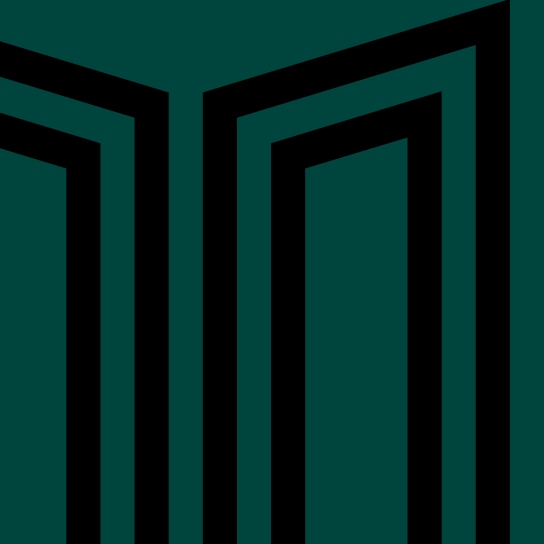 top of Motif apartments logo in black on dark green background